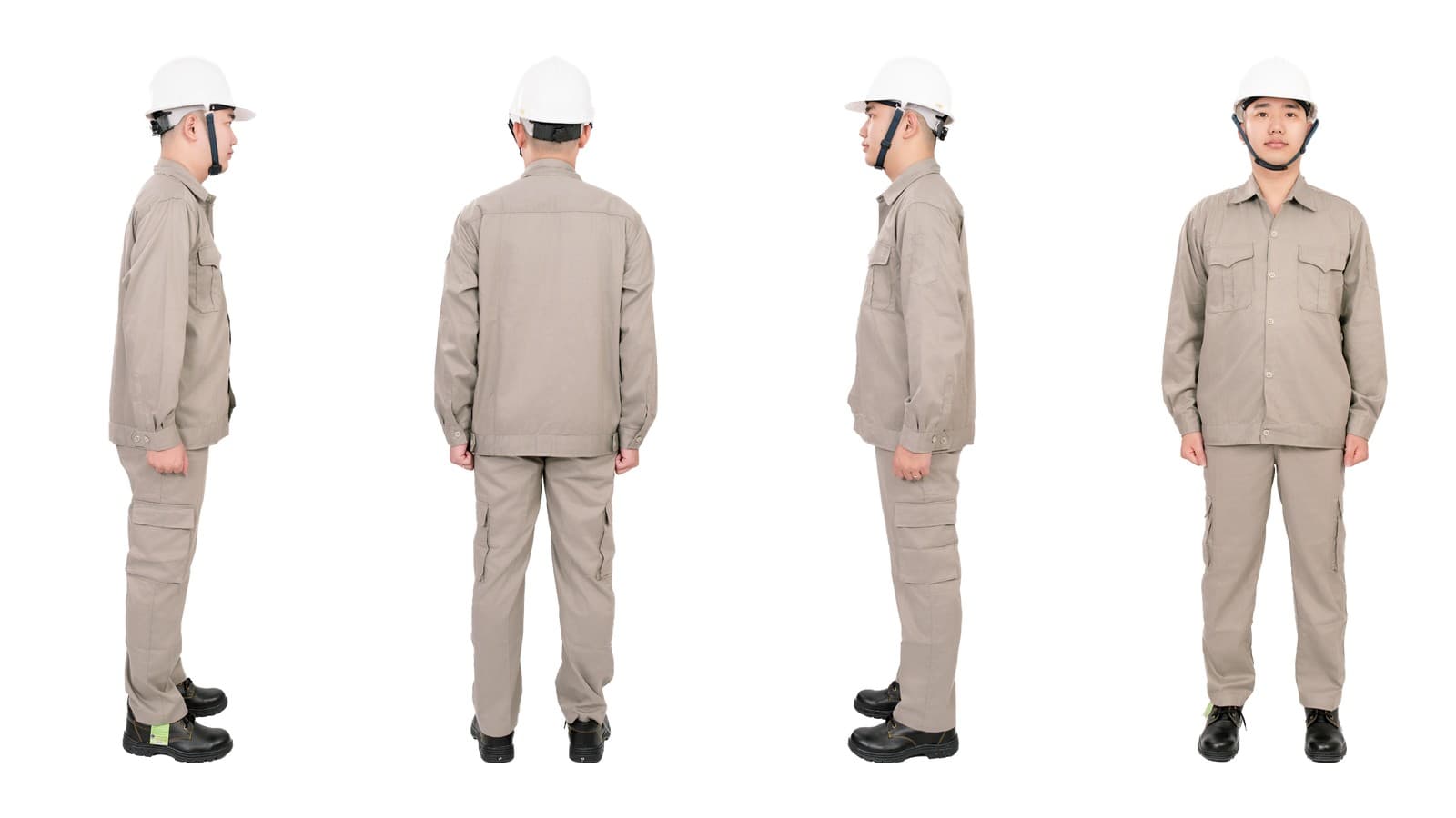 Bộ quần áo bảo hộ lao động đồng bộ cho công nhân và nhân sự vận hành