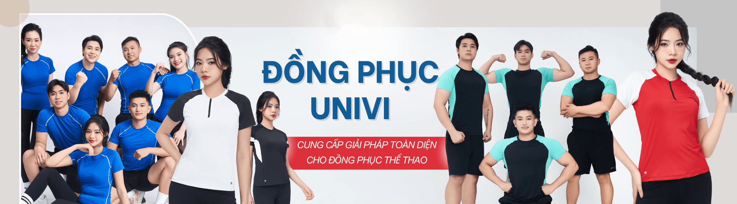 Xưởng sản xuất đồng phục thể thao Univi tại Hà Nội — Gym, Yoga, Pickleball