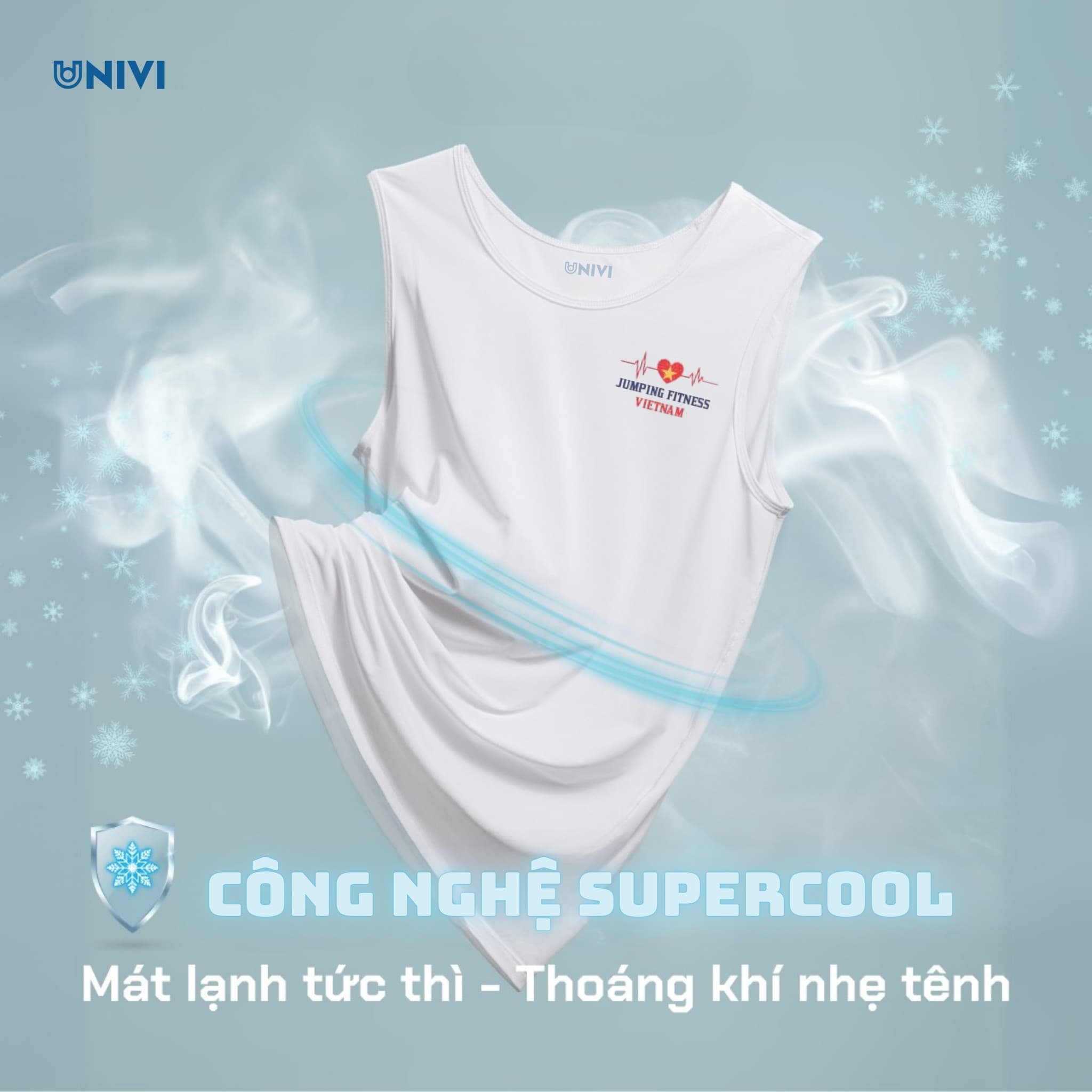 Đồng phục chạy bộ Univi công nghệ UNIVI-DRY PRO siêu nhẹ, thoáng khí, nhanh khô