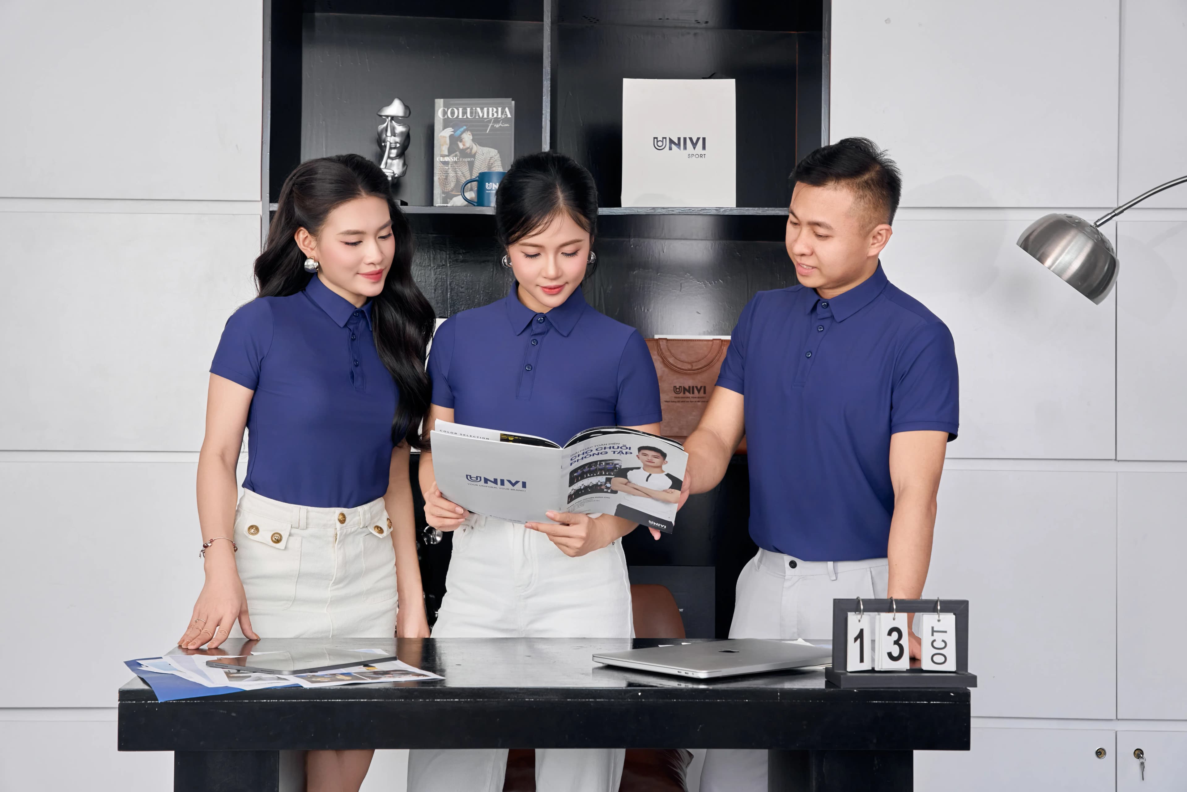 Các kiểu áo polo doanh nghiệp: trơn, phối màu, công sở và thể thao
