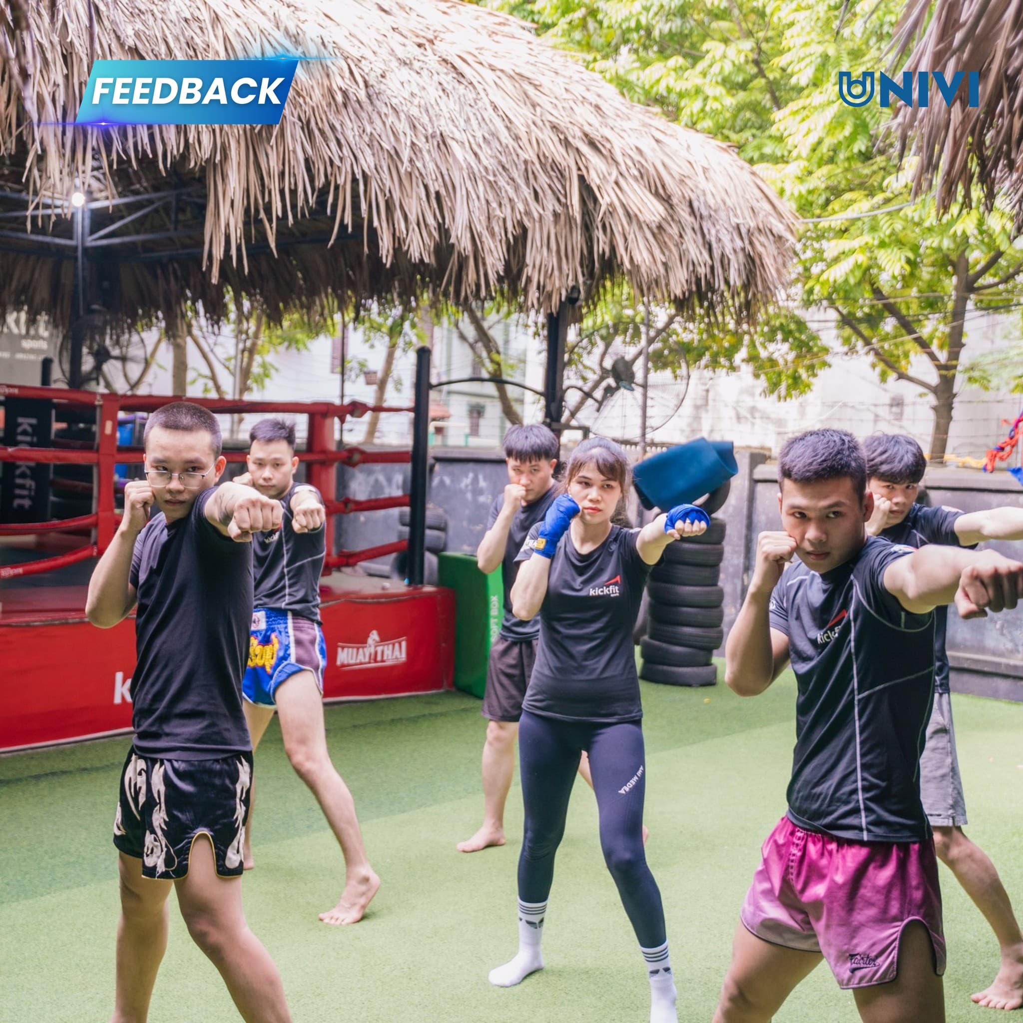 Đồng phục thi đấu MMA Univi phối màu