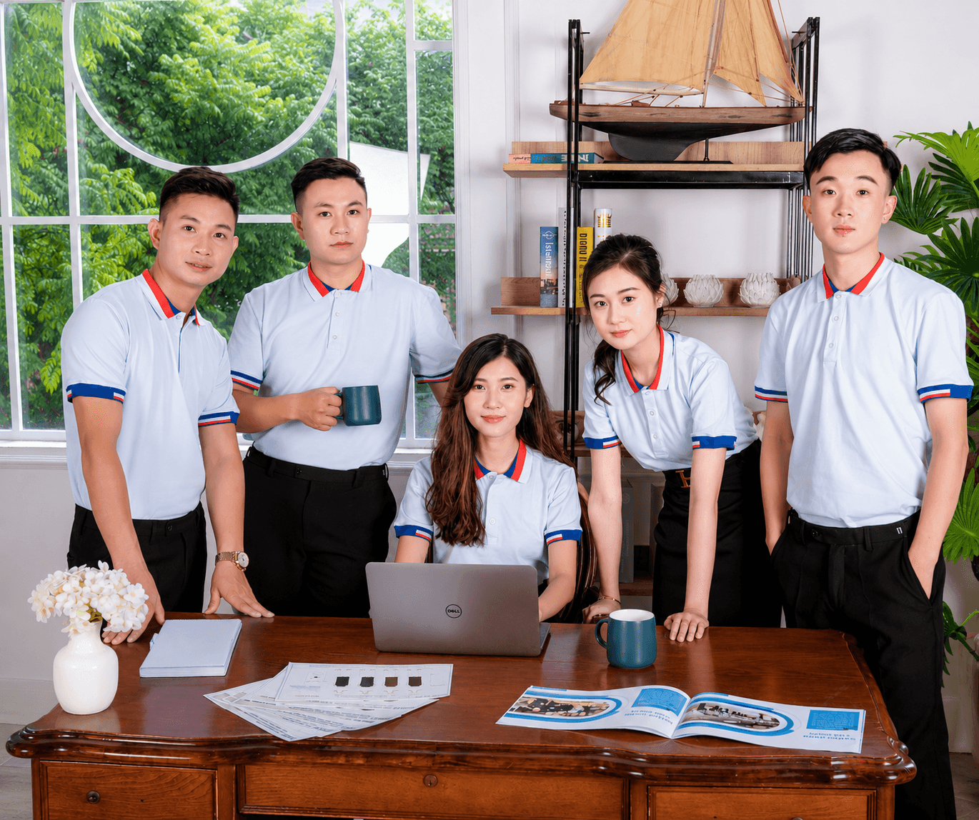  Áo polo doanh nghiệp Univi phù hợp làm đồng phục công ty