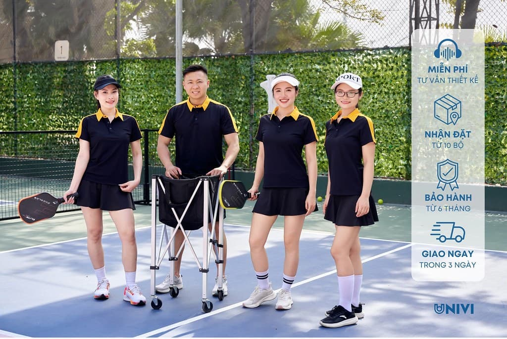 Đồng phục Pickleball cho CLB học viện doanh nghiệp và giải đấu