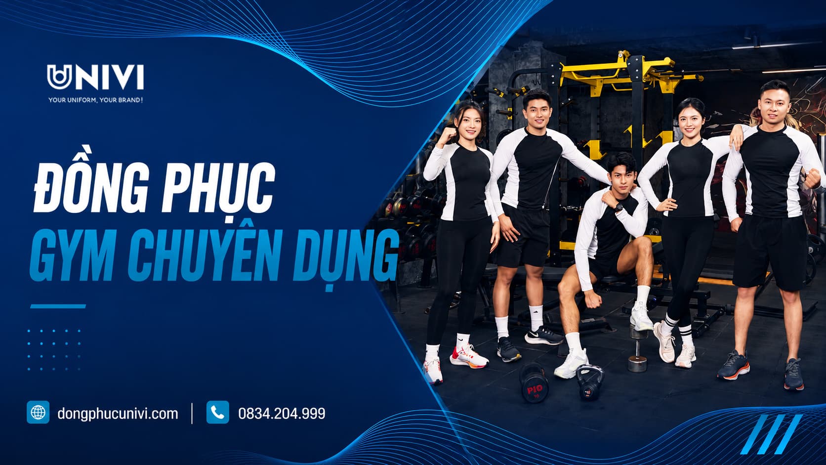 Đồng Phục Phòng Tập Thể Dục - Chuyên Dụng Từ Univi